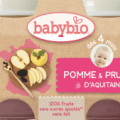BABYBIO Příkrm jablko švestka 2 x 130 g