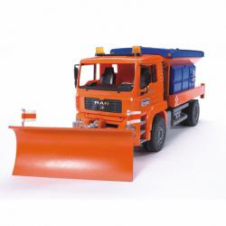Bruder 02767 MAN zimní úklidové auto s radlicí na sníh