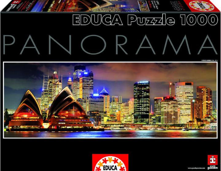 Educa Puzzle Panoramatické Sydney v noci , 1000 dílků