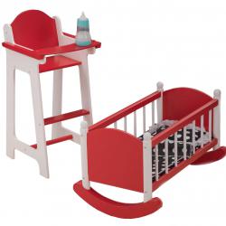 KidKraft Nábytkový set pro panenky RED DARLING