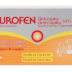 Nurofen pro děti 125mg 10 čípků