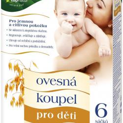 Ovesná koupel pro děti