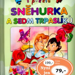 Pohádka s puzzle Sněhurka a sedm trpaslíků