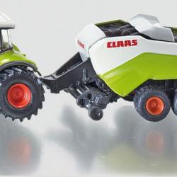 SIKU Claas Axion s lisem na velké balíky, 1:87