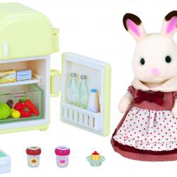 Sylvanian Families Nábytek chocolate králíků - mamka u ledničky